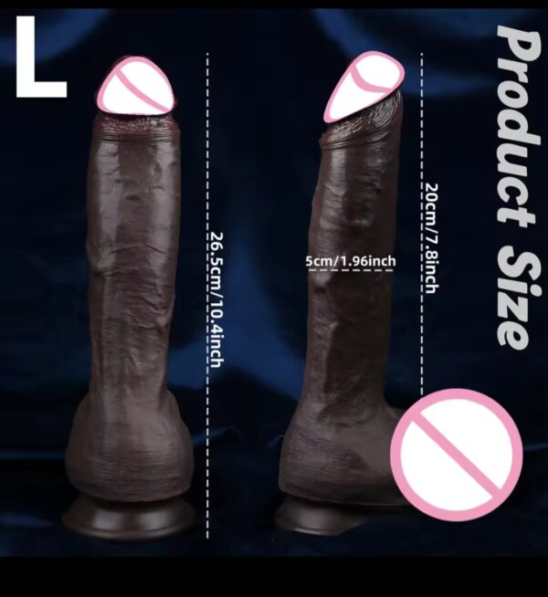 Realistic Black dildo with Suction Cup Silicon Penis Anal Dildos Adults Sex Toys for Women strap on Dick Vagina StimulatorL