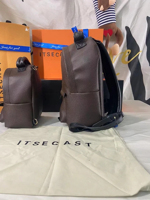 Women Lux vl Fashion Brand Handbag High Quality Messenger Bag Canvas Material BackpackHigh